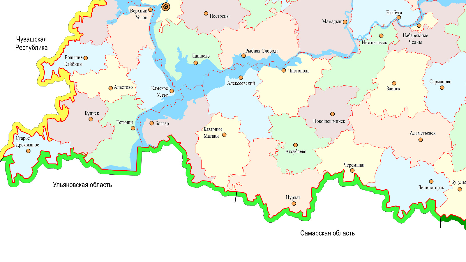 карта татарстана картинки
